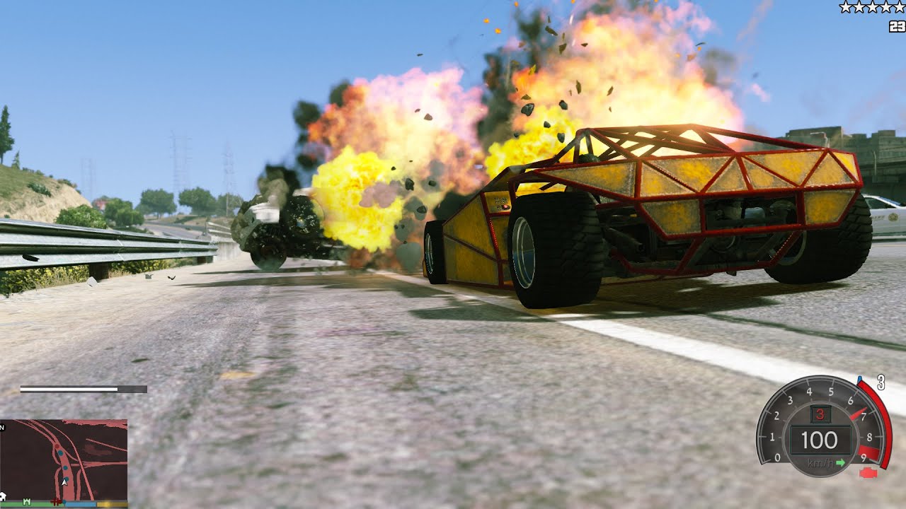 GTA 5 | Ramp Buggy Extreme Traffic Launch Mayhem LIVE | GT587 Official