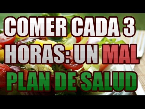 Que comer cada 3 horas