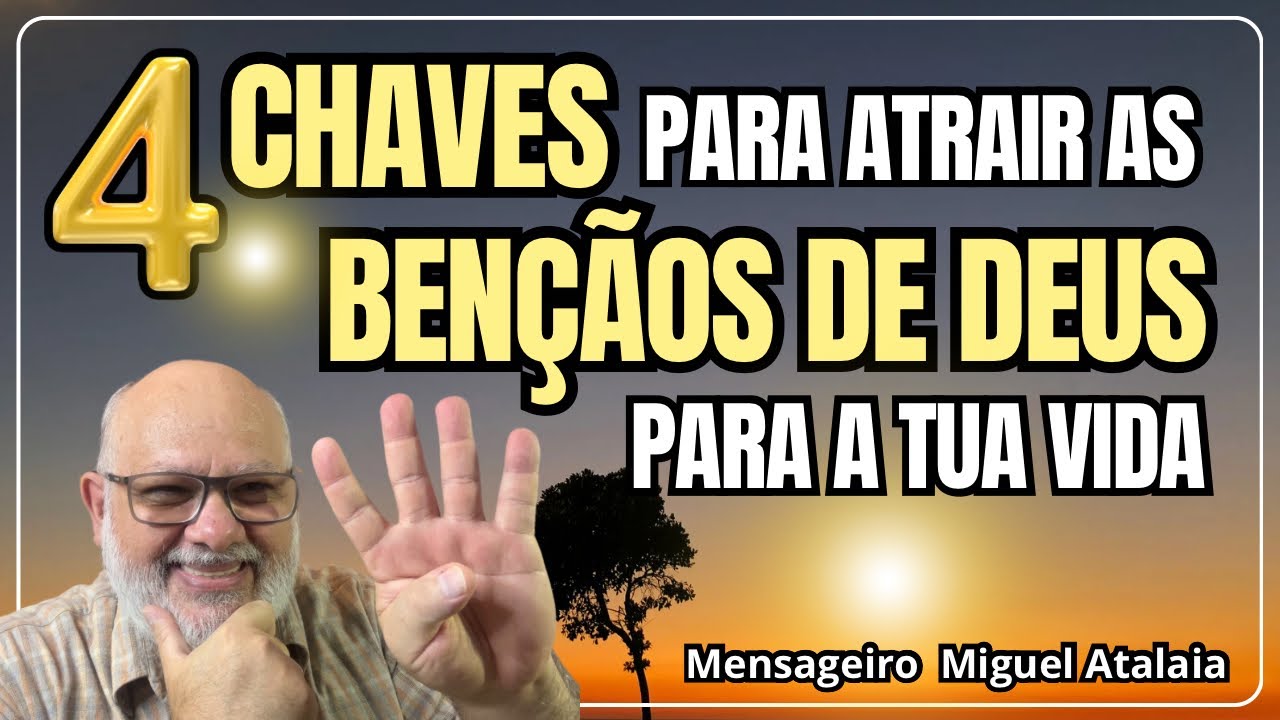 4 PRINCÍPIOS BÍBLICOS QUE A PALAVRA NOS ENSINA PARA SERMOS  GRANDEMENTE ABENÇOADOS