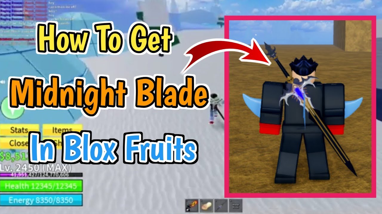 Roblox Blox Fruits Midnight Blade Mastery Levels, Moves