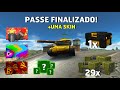 FINALIZANDO O PASSE 🔥 | +UMA SKIN | MEGA ABERTURA DE CONTAINERS - Tanki Online