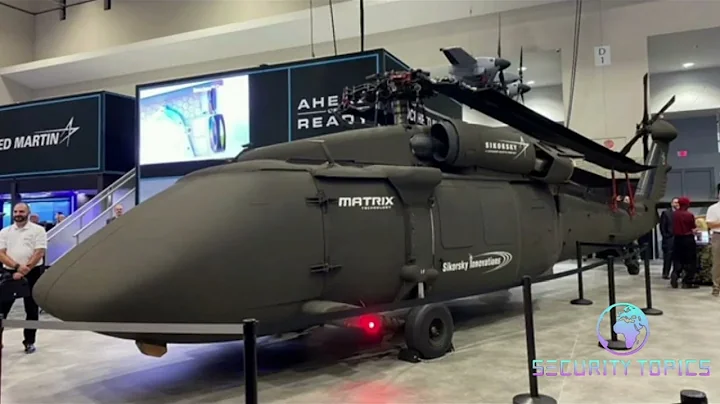 The cockpitless, pilotless fully autonomous blackhawk, the S-70 UAS also known as the U-Hawk