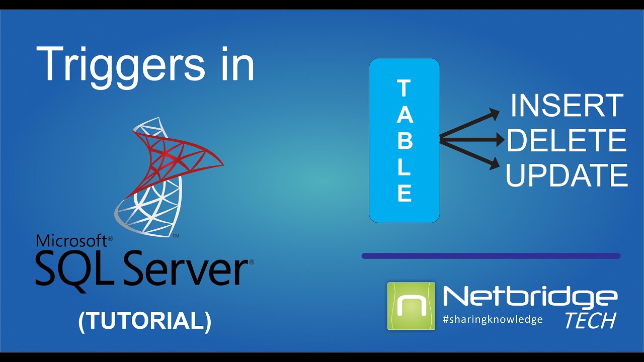 Triggers implementation in SQL Server - YouTube