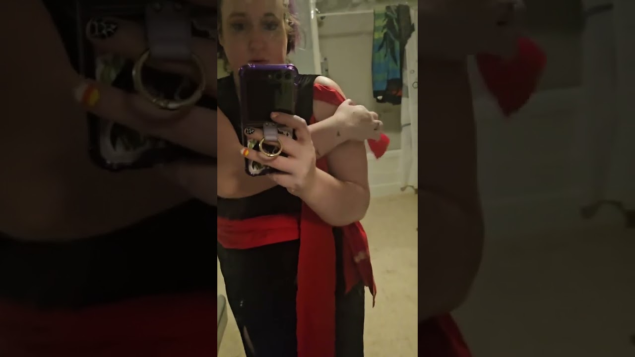 Quick diy thorn cosplay of the hex girls