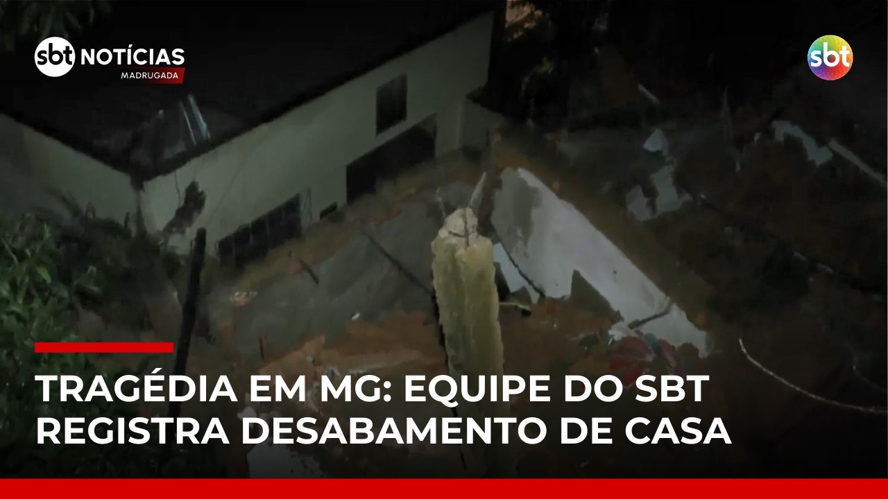 Tragédia em MG: número de mortos sobe para 48 e equipe do SBT flagra desabamento | #SBTNotícias