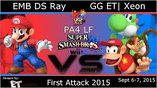 Fa2015 Emb Ds Ray Mario Vs Et Xeon Yoshididdykong - Smash 4 Pools A2 Lf