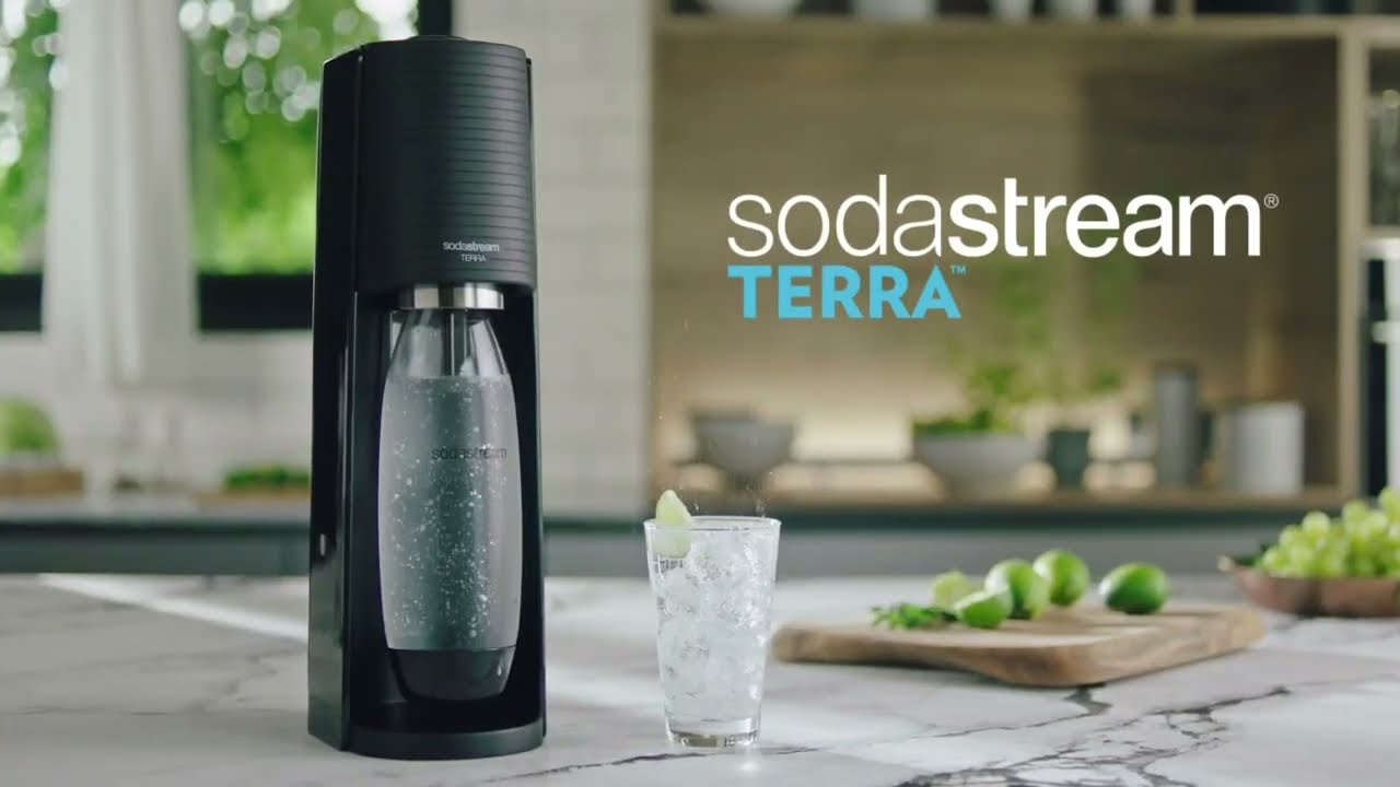Gasatore acqua frizzante Sodastream Gasatore Terra - Nero - Shurity