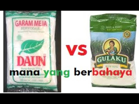 Video: Mana Yang Lebih Berbahaya: Gula Atau Garam