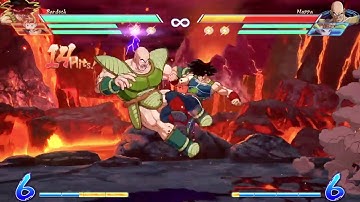 DBFZ Bardock sparking corner loop solo TOD 66 hits