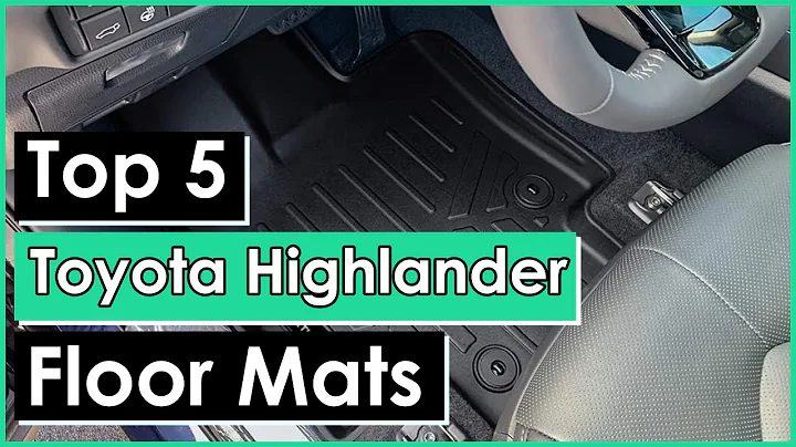 ✅Top 5: Best Toyota Highlander Floor Mats || David Brandon #toyotahighlander #carmats #floormats