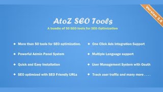 Famous AtoZ SEO Tools - Search Engine Optimization Tools Script Free Download || AtoZ SEO Tools Script Free Profile