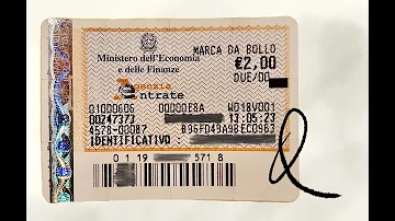Come verificare validità marca da bollo?