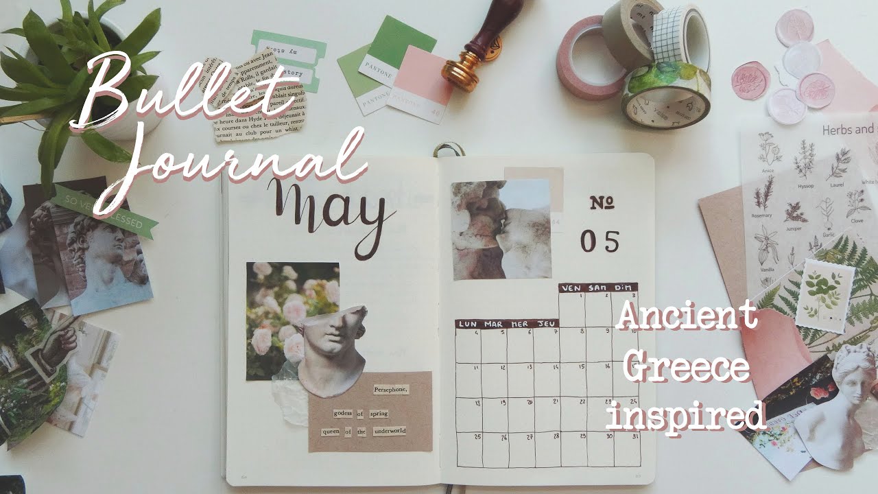 Bullet journal l Ancient Greece Inspired 🏛️🌸 YouTube