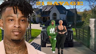 21 SAVAGE - The RICH Life - FORBES 2024 Net Worth ( Cars, House, Ice, Amber Rose )