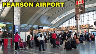 Toronto Pearson Airport From Check-In To Departure Gate Aug 2021