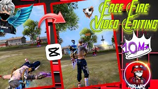 tgr nrz editing tutorial || how to edit videos like tgr nrz in capcut  || free fire video editing 🥸