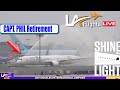 Live united 935 capt phil retirement  lax plane spotting