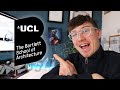 Submitting my UCL Bartlett MArch Architecture Application