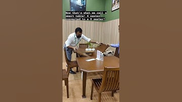 Check out this beautiful 6 seater Dining table which converts into a 8 seater! 🤩