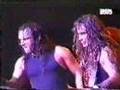 Blaze gets mad!!  Iron Maiden Chile 1996