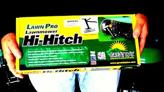 How To Install An Amazon Trailer Hitch On A Riding Lawn Mower