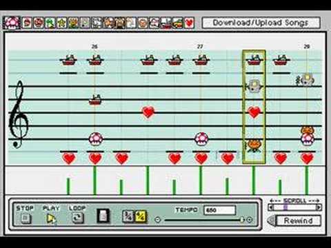 Super Mario Galaxy - Gusty Garden Space Remix (Mario Paint)