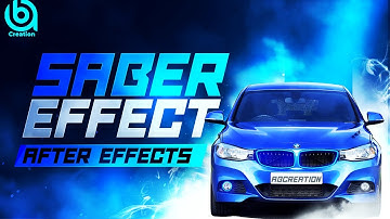 Animated Saber Outline Effect   After Effects