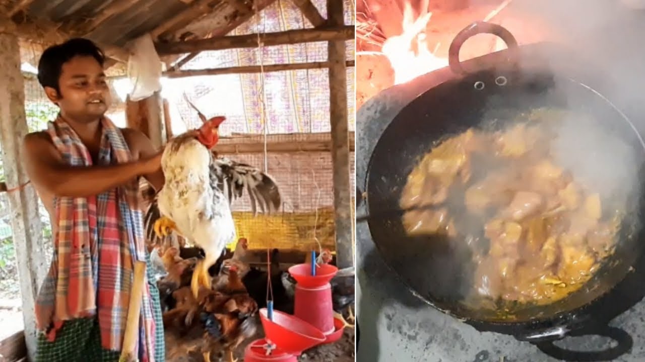 দাদার স্পেশাল চিকেন কোশা/ Dadar Special Chicken Kosha / Village Food / Dadar Village Food