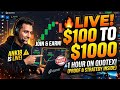 LIVE! $100 to $1000 in 1 Hour on Quotex! (Proof and Strategy Inside)"