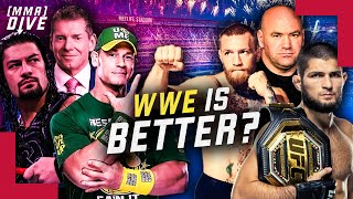 Is WWE Really Better Than MMA? @supereyepatchwolf3007​
