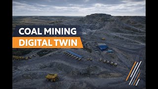 Coal Mining Digital Twin - 3D Visualization &amp; Route Optimization System