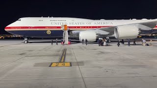 Trump arriving at Las Vegas airport for visit