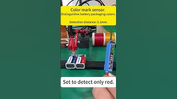 Color mark sensor.