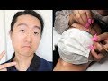 Guy with short eyelashes tries Lash Extensions for a week