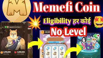 Brake News Memefi level on Eligibility हर कोई || Memefi level upgrade || Memefi level🤩