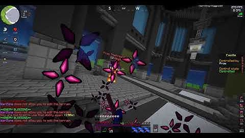 TheFreshFallen Hacking using autopot on VanityMc