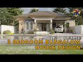HOUSE DESIGN 120sqm 3 Bedroom Bungalow | Exterior & Interior | OFW Dream House