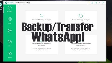 How to Backup, Restore and Transfer WhatsApp fully (iPhone/Android) by iSkysoft!