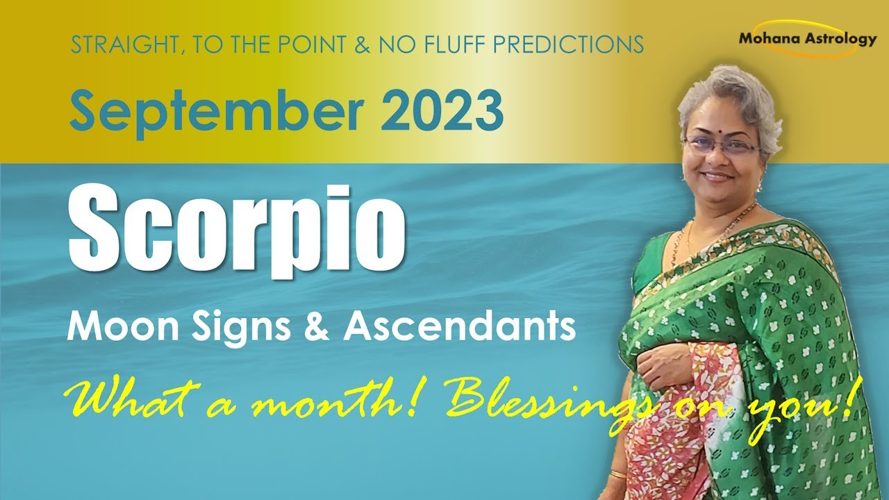 Scorpio September 2023 | Vrishchik September 2023 | Mohana Astrology