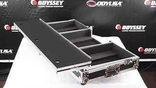 Odyssey Glide Style DJ Coffin Flight Case with Wheels for DJM-A9 and CDJ-3000 or Similar Size Gear