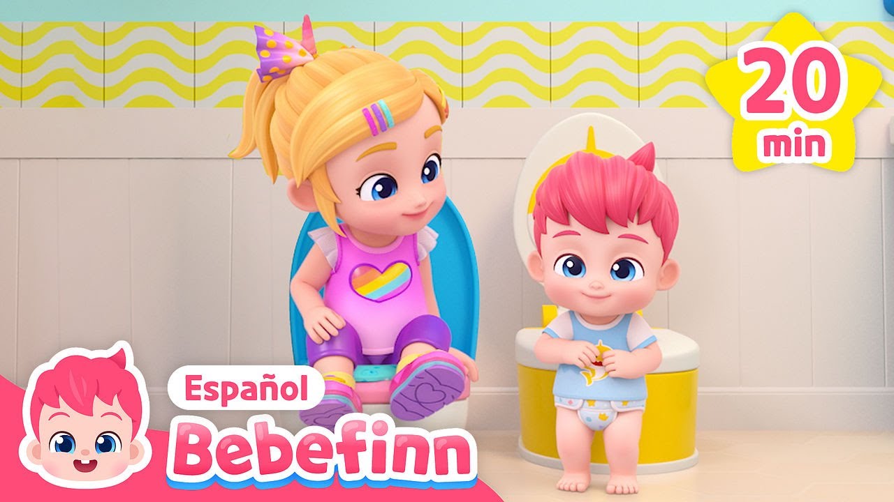 Miniatura de YouTube: Llegó la Hora del Baño🛁 | Canción de Higiene | Canciones Infantiles | Bebefinn en español