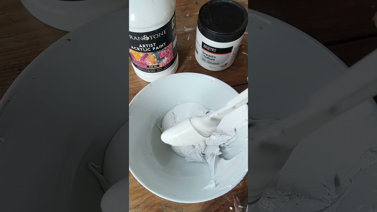 Texture paste recipe for long-lasting texture art 