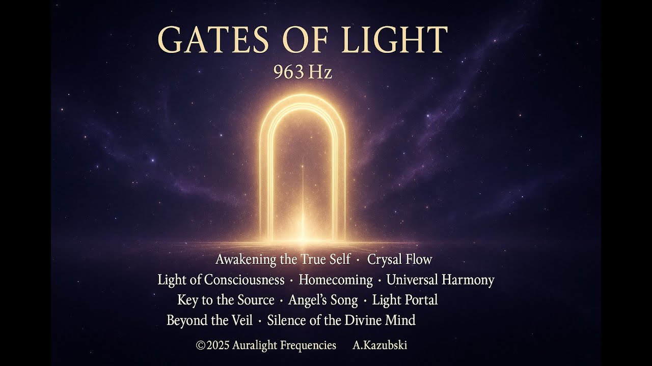 🌀 Gates of Light | 963Hz Healing Music for Awakening✨Angelic Frequencies & Deep Spiritual Activation