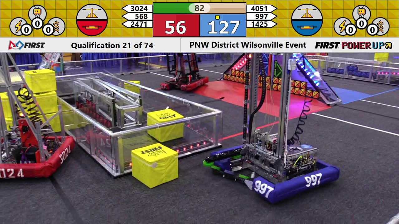 2018 FRC Wilsonville Event Week2 Qual 21