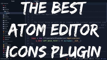 BEST FILE ICONS FOR ATOM EDITOR ( MUST HAVE PACKAGE ) 🐘 💻 🎉