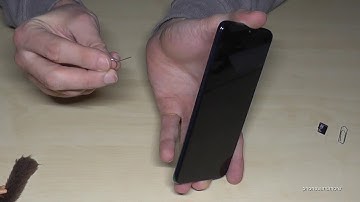 Xiaomi Redmi Note 8 Pro: How to insert the microSD card. Installation of the micro SD