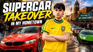 Supercar takeover in my home town !!