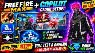 non-root setup on cloud phone😯free fire Max+copilot working? full test!  screenshot 1