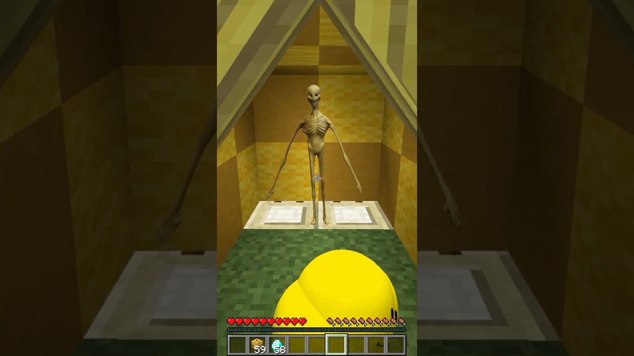 Minecraft'ta Süper Ayı vs Verity Tüneli !! #shorts