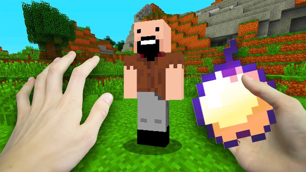 REALISTIC MINECRAFT   STEVE MEETS NOTCH!